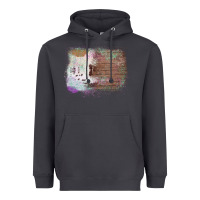 Smoke Cowhide Wood Glitter Pattern Heavyweight Hoodie - Bettercallsaul