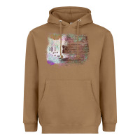 Toasted Coconut Cowhide Wood Glitter Pattern Heavyweight Hoodie - Bettercallsaul