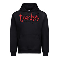Black christmas teacher Urban Hoodie - MaliasSmallBusiness