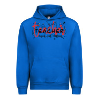 Cobalt christmas teacher Urban Hoodie - MaliasSmallBusiness