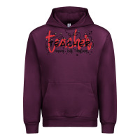 Mauve Wine christmas teacher Urban Hoodie - MaliasSmallBusiness