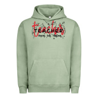Pigment Oil Green christmas teacher Urban Hoodie - MaliasSmallBusiness