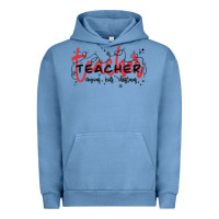Pigment Pebble Blue christmas teacher Urban Hoodie - MaliasSmallBusiness