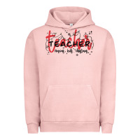 Pigment Salmon christmas teacher Urban Hoodie - MaliasSmallBusiness