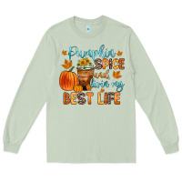 Matcha pumpkin spice and livin  my best life Long Sleeve Tee - Zillion Design Studio