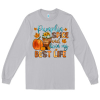 Moon Dust pumpkin spice and livin  my best life Long Sleeve Tee - Zillion Design Studio