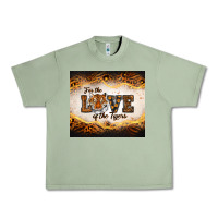 Oil Green love of the tigers Urban Heavy Tee - RanaPortraitStore