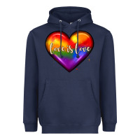 Navy love is love heart Heavyweight Hoodie - JahusDesignShop