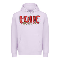 Lilac love valentine s day Premium Hoodie - MaliasSmallBusiness