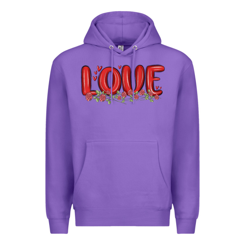 Love Valentine S Day Premium Hoodie by MaliasSmallBusiness | Teevron