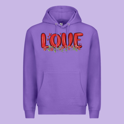 Love Valentine S Day Premium Hoodie Designed By Maliassmallbusiness