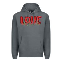 Rock love valentine s day Premium Hoodie - MaliasSmallBusiness