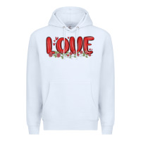 White love valentine s day Premium Hoodie - MaliasSmallBusiness