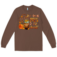 Chestnut pumpkin spice and jesus christ Long Sleeve Tee - Zillion Design Studio