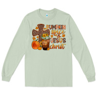 Matcha pumpkin spice and jesus christ Long Sleeve Tee - Zillion Design Studio