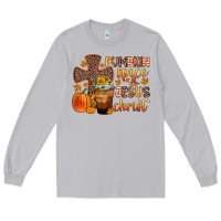 Moon Dust pumpkin spice and jesus christ Long Sleeve Tee - Zillion Design Studio