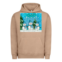 Pigment Burro snowman Urban Hoodie - MaliasSmallBusiness