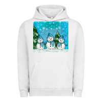 Pigment Lunar Rock snowman Urban Hoodie - MaliasSmallBusiness