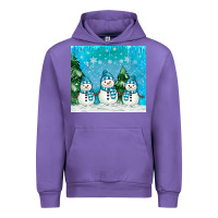 Tulip snowman Urban Hoodie - MaliasSmallBusiness