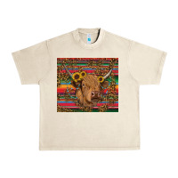 Sandshell serape leopard turquoise sunflowers cow Urban Heavy Tee - RanaPortraitStore