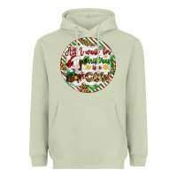 Matcha Christmas all i want for christmas is a cow Heavyweight Hoodie - Artiststas