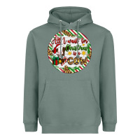 Sage Christmas all i want for christmas is a cow Heavyweight Hoodie - Artiststas