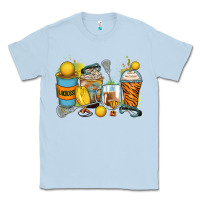 Dusty Blue lacrosse coffee cups Classic Tee - Zillion Design Studio