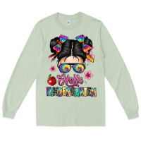 Matcha hello kindergarten Long Sleeve Tee - texasbilliewilder