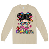 Mushroom hello kindergarten Long Sleeve Tee - texasbilliewilder
