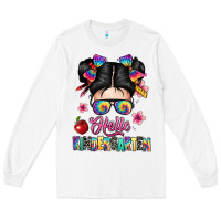 White hello kindergarten Long Sleeve Tee - texasbilliewilder