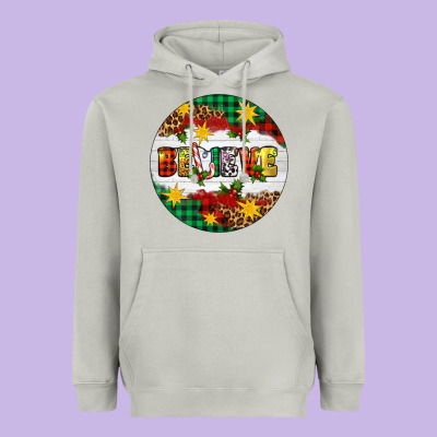 Christmas Believe Heavyweight Hoodie Designed By Artiststas