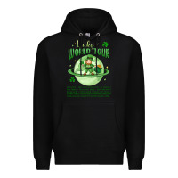 Black lucky world tour st. patrick's day Premium Hoodie - MaliasSmallBusiness