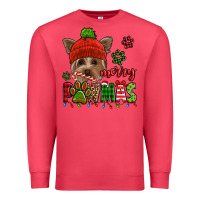 Cardinal merry pawmas christmas yorkie Premium Sweatshirt - Jasminsmagicworld