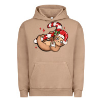 Pigment Burro cute christmas sloth Urban Hoodie - MaliasSmallBusiness