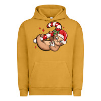 Pigment Peanut Butter cute christmas sloth Urban Hoodie - MaliasSmallBusiness