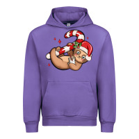 Tulip cute christmas sloth Urban Hoodie - MaliasSmallBusiness