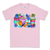 Bubblegum Pink stitch summer coffee cups Classic Tee - Zillion Design Studio