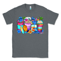 Charcoal Heather stitch summer coffee cups Classic Tee - Zillion Design Studio
