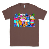 Stitch Summer Coffee Cups Classic Tee | Teevron