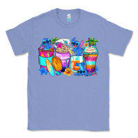 Colony Blue stitch summer coffee cups Classic Tee - Zillion Design Studio