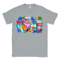 Heather Grey stitch summer coffee cups Classic Tee - Zillion Design Studio