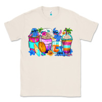 Natural stitch summer coffee cups Classic Tee - Zillion Design Studio