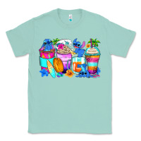 Seafoam stitch summer coffee cups Classic Tee - Zillion Design Studio