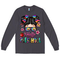 Smoke hello preschool kid Long Sleeve Tee - texasbilliewilder