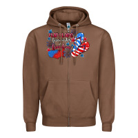Chestnut Flip flops fireworks & freedom 4th of july Zipper Hoodie - CowGirlArtShop