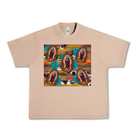 Burro serape gemstone glitter cowhide lady of guadalupe Urban Heavy Tee - RanaPortraitStore