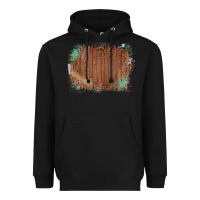 Black Wood Glitter Leopard Pattern Frame Heavyweight Hoodie - Bettercallsaul