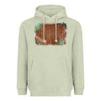 Matcha Wood Glitter Leopard Pattern Frame Heavyweight Hoodie - Bettercallsaul