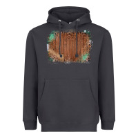 Smoke Wood Glitter Leopard Pattern Frame Heavyweight Hoodie - Bettercallsaul