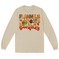 Mushroom flannels boots and bonfires Long Sleeve Tee - Zillion Design Studio